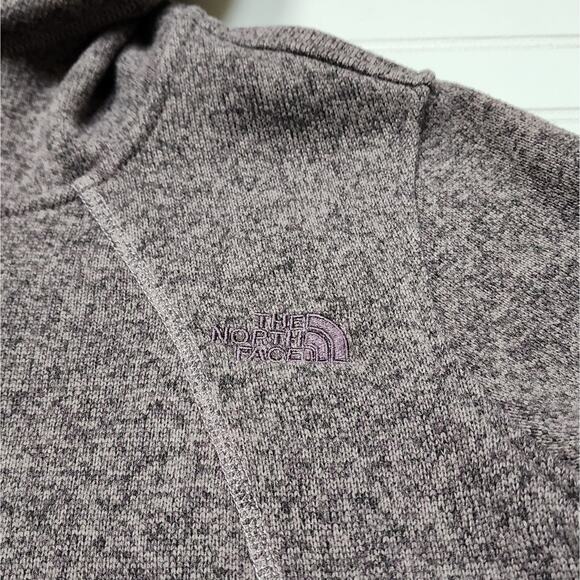 The North Face Women's Crescent Full Zip Hooded Sweater Fleece Jacket - Picture 9 of 10